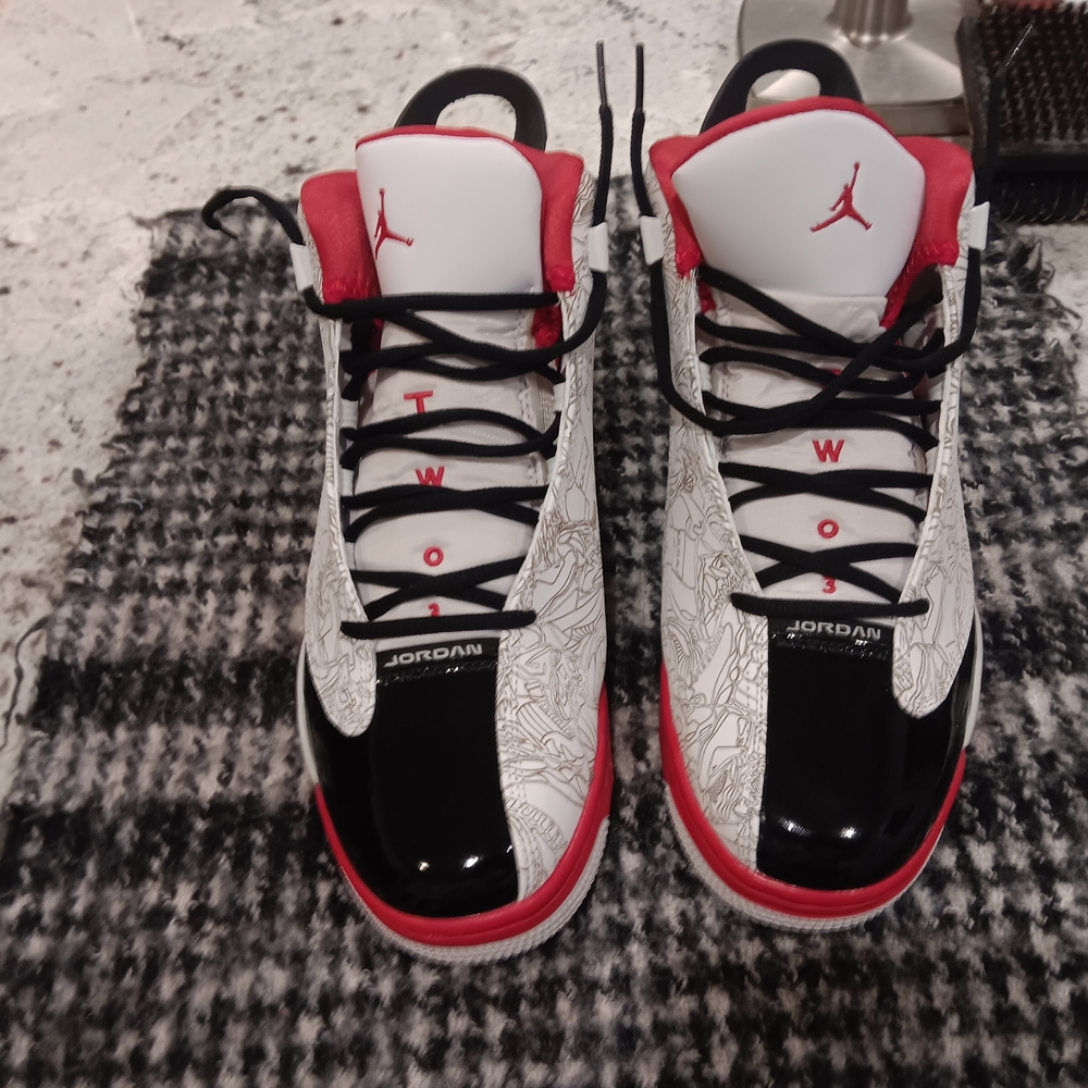 Air Jordan Black and Red Sneakers Dub ZERO BRAND NEW